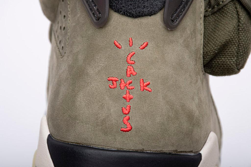 Reps Sneakers Travis Scott X Air Jordan 6 “Medium Olive” CN1084-200