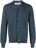 Comme Des Garçons Play V-neck buttoned cardigan