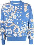 RHUDE bandana-knit sweater