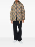 Burberry reversible Check hooded puffer jacket
