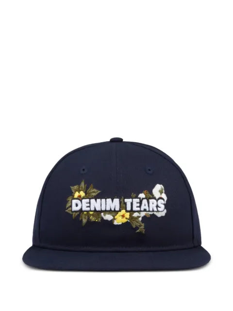 denim Tears adjustable floral-embroidered baseball cap