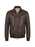 Arte Antwerp zip-up leather jacket