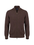 Drumohr ribbed-knit zip-up sweater