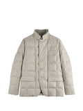 Fay high-neck quilted jacket