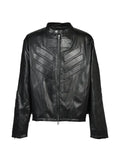 BREATH Racing faux-leather jacket
