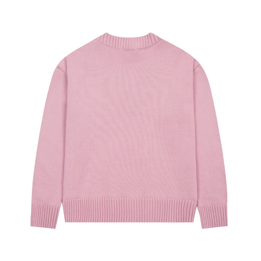 HEART SWEATER ROSE (UNISEX)