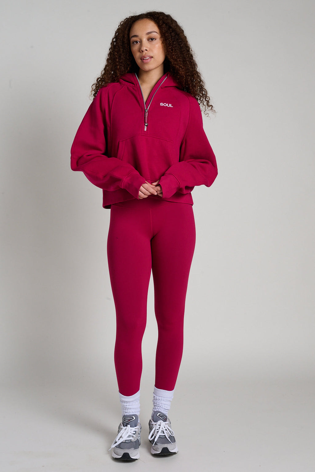 Scuba Oversized Half-Zip Hoodie