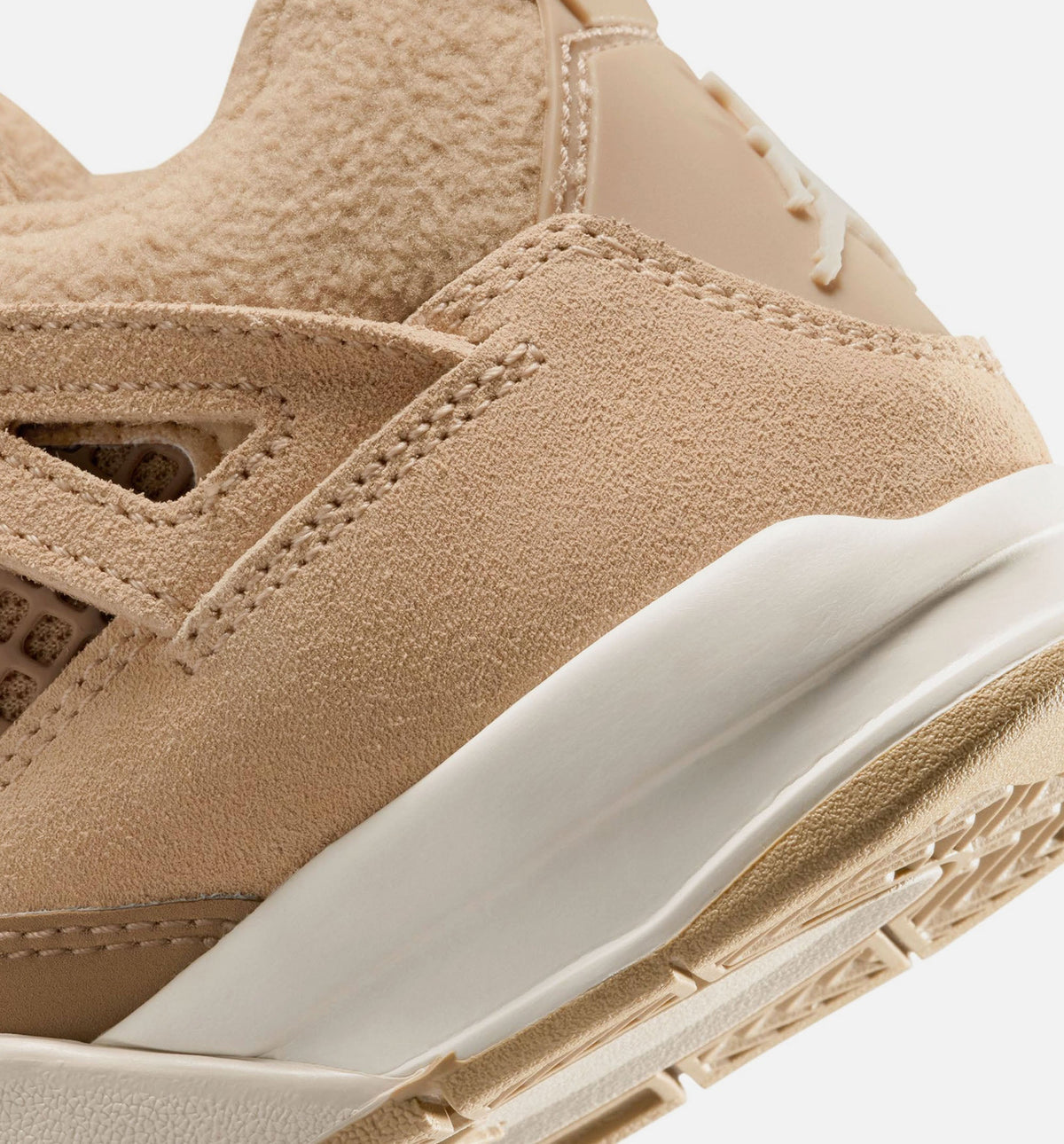 Air Jordan 4 Retro "Cozy Girl" Little Kids' Shoe – Hemp/Light Orewood Brown