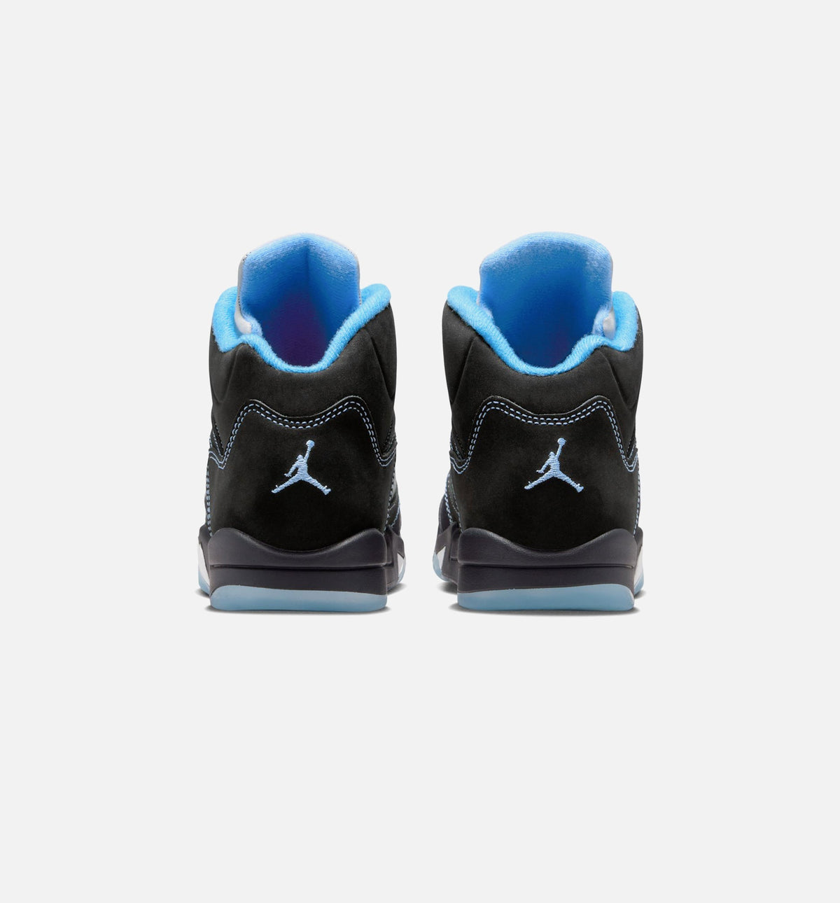 Air Jordan 5 Retro Black Carolina Preschool Shoe - Black/University Blue/White