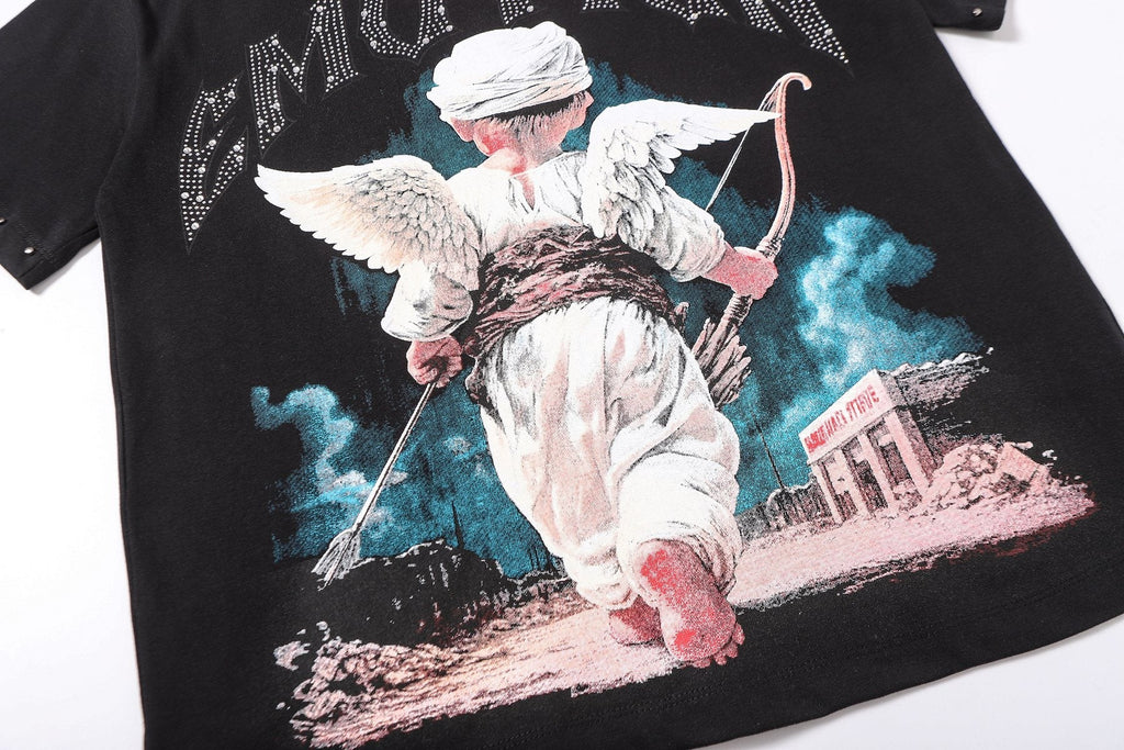 MIXED EMOTION Angel Archer Graphic T-Shirt