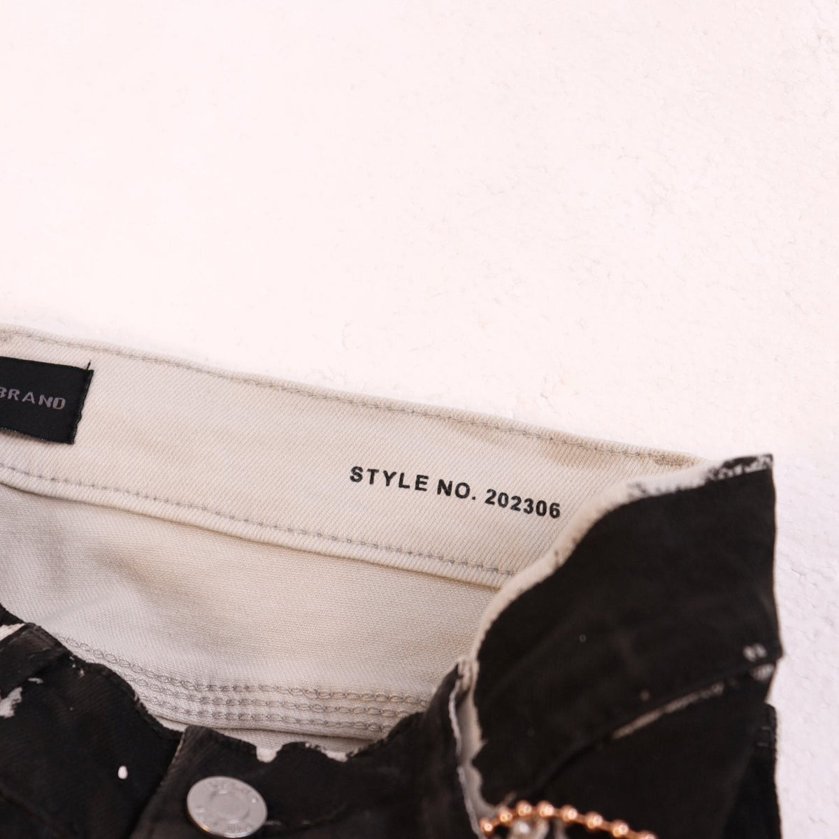 Purple Brand Distressed Graphic Jeans