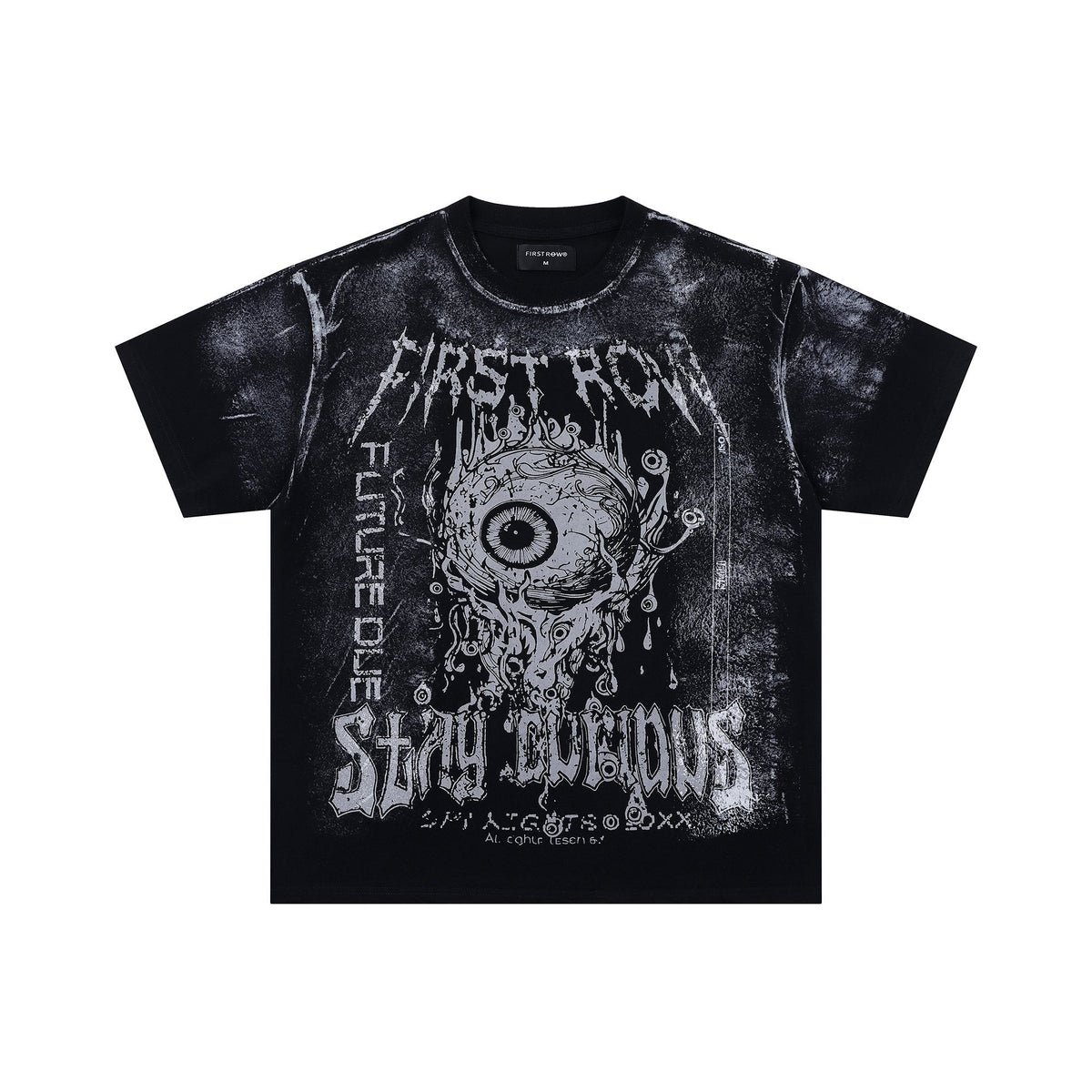 FIRST ROW Stay Curious Eyeball Graphic T-Shirt