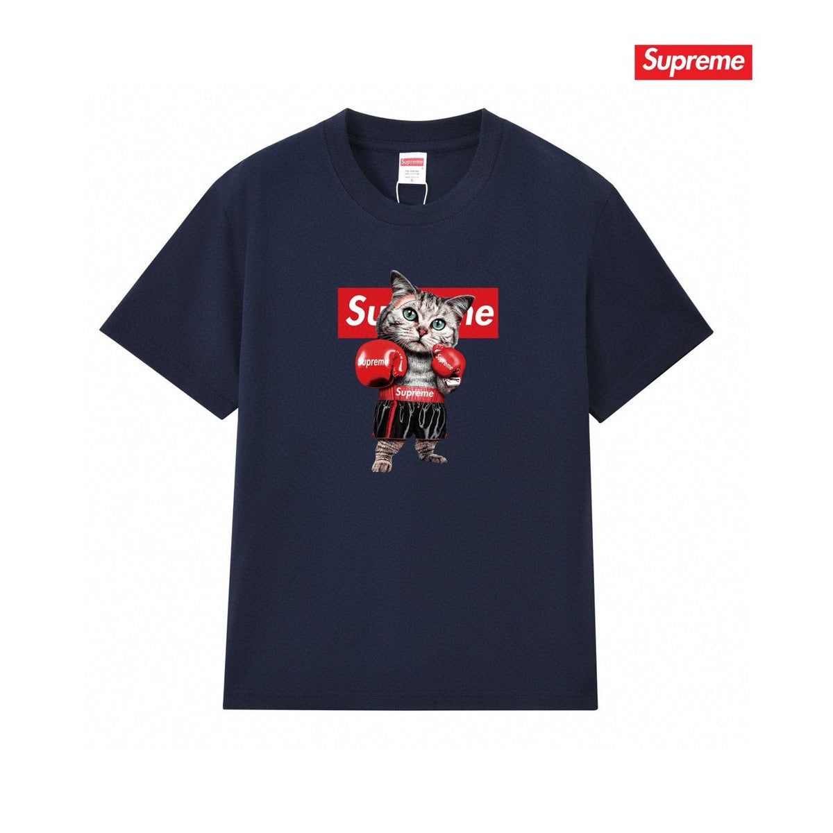 Supreme Boxing Cat Graphic T-Shirt