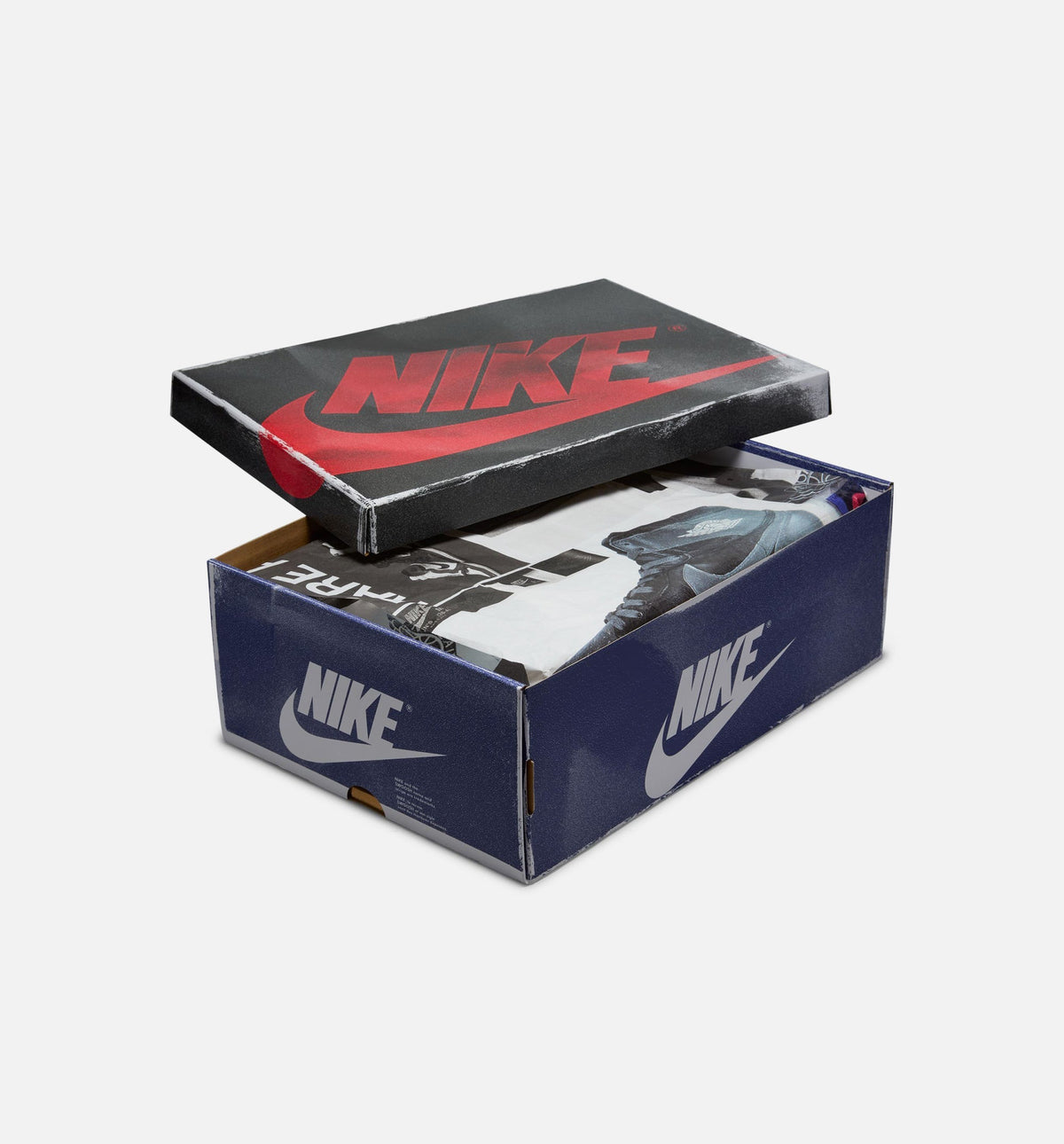 Air Jordan 1 Retro High OG Rare Air Men's – White/Black/Neutral Grey/Deep Royal Blue